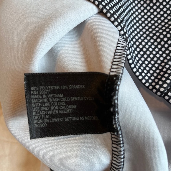 Worthington Black & White Dress size Large - Picture 8 of 8